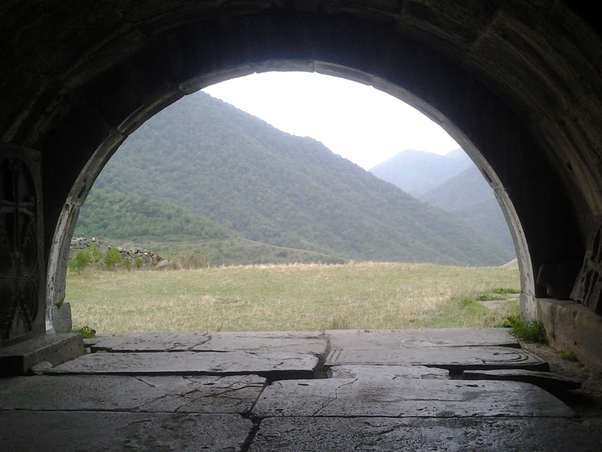 Armenie - Haghpat vue de la bibliotheque